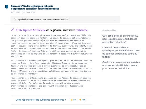 Intelligence Artificielle Convention collective LégiSocial